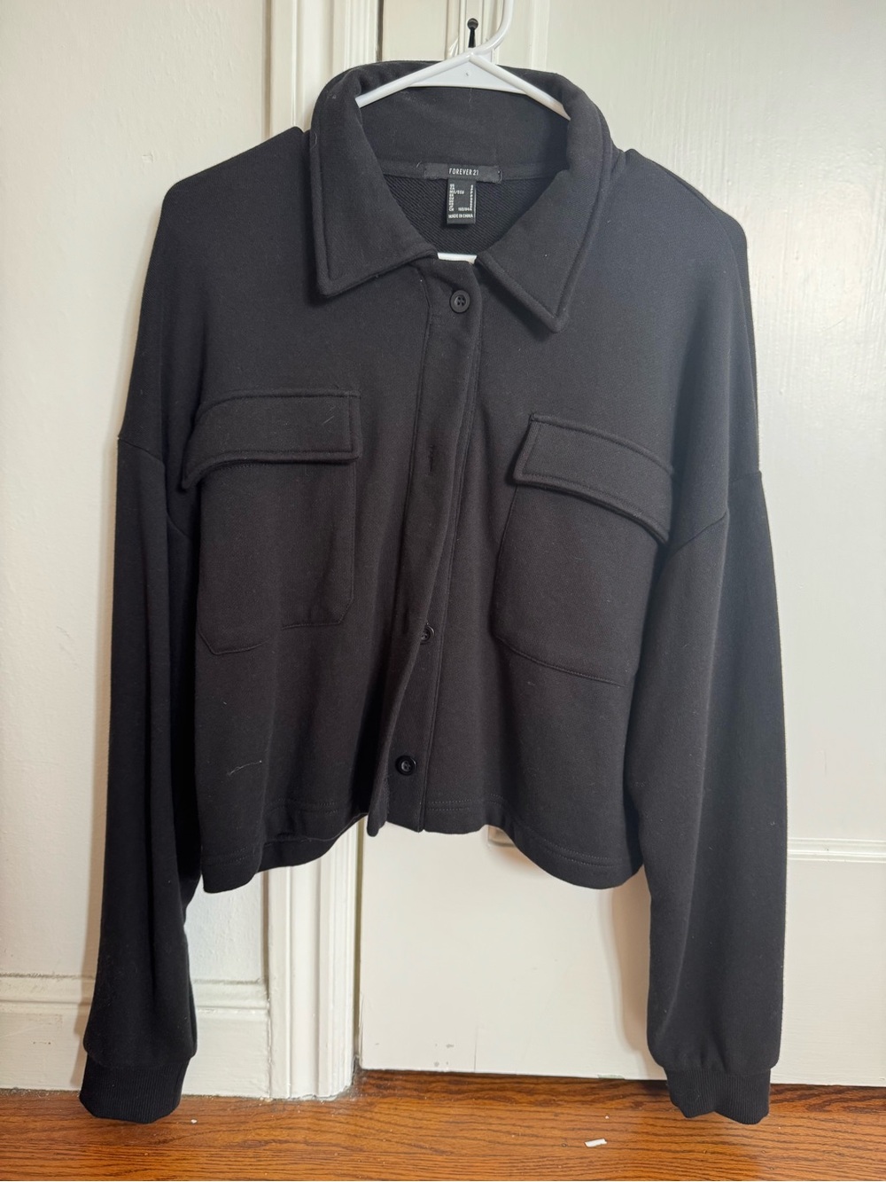 Forever 21 Cropped Button Up